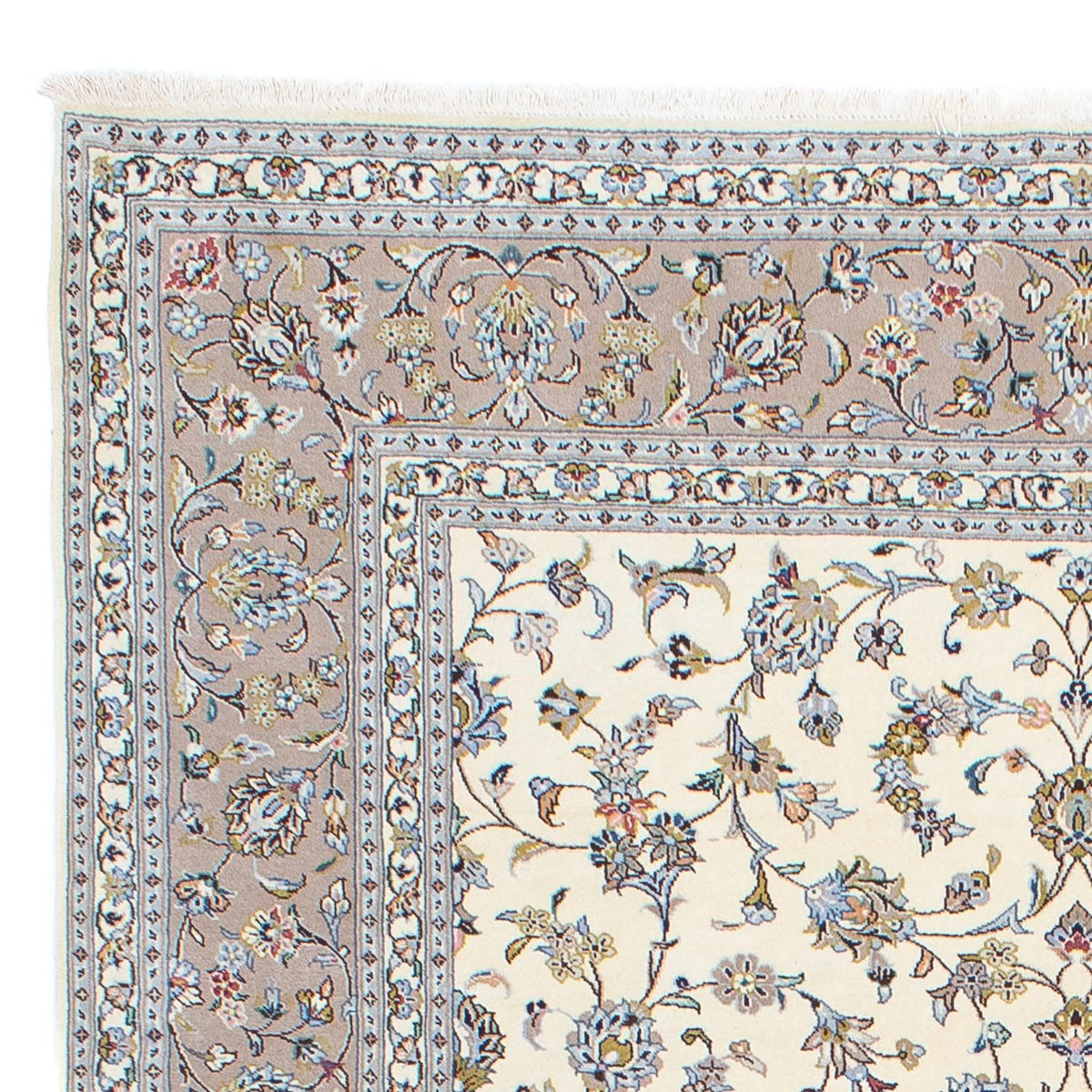 Keshan Teppich 200x295cm - Perserteppich - beige