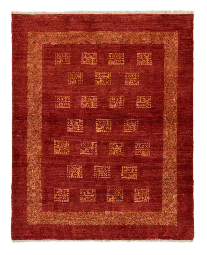 Gabbeh Persisch Teppich 149x187cm - Perserteppich Wollteppich