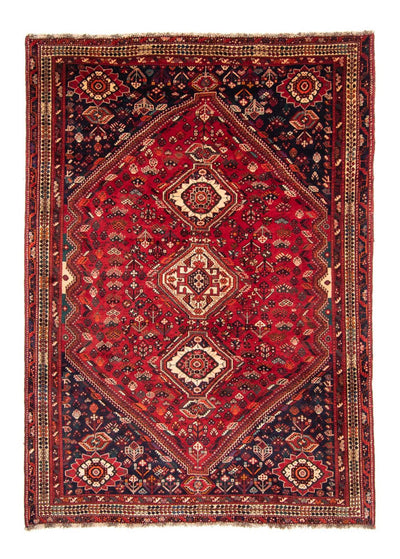 Ghashghai Teppich 221x319cm - Perserteppich - dunkelrot