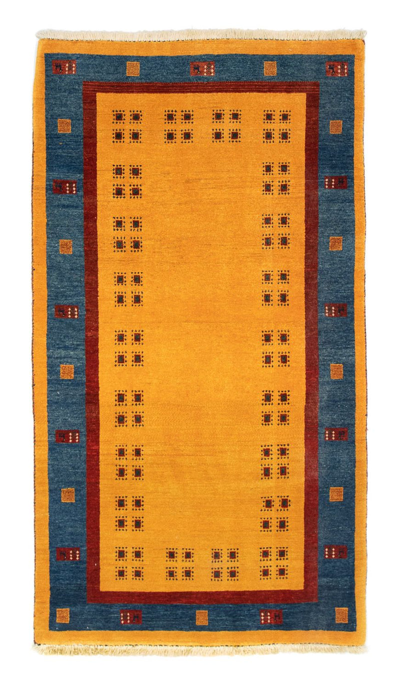 Gabbeh Teppich - Perser 103 x 194 cm - gold
