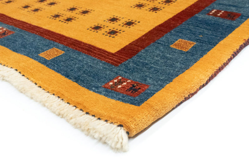 Gabbeh Teppich - Perser 103 x 194 cm - gold