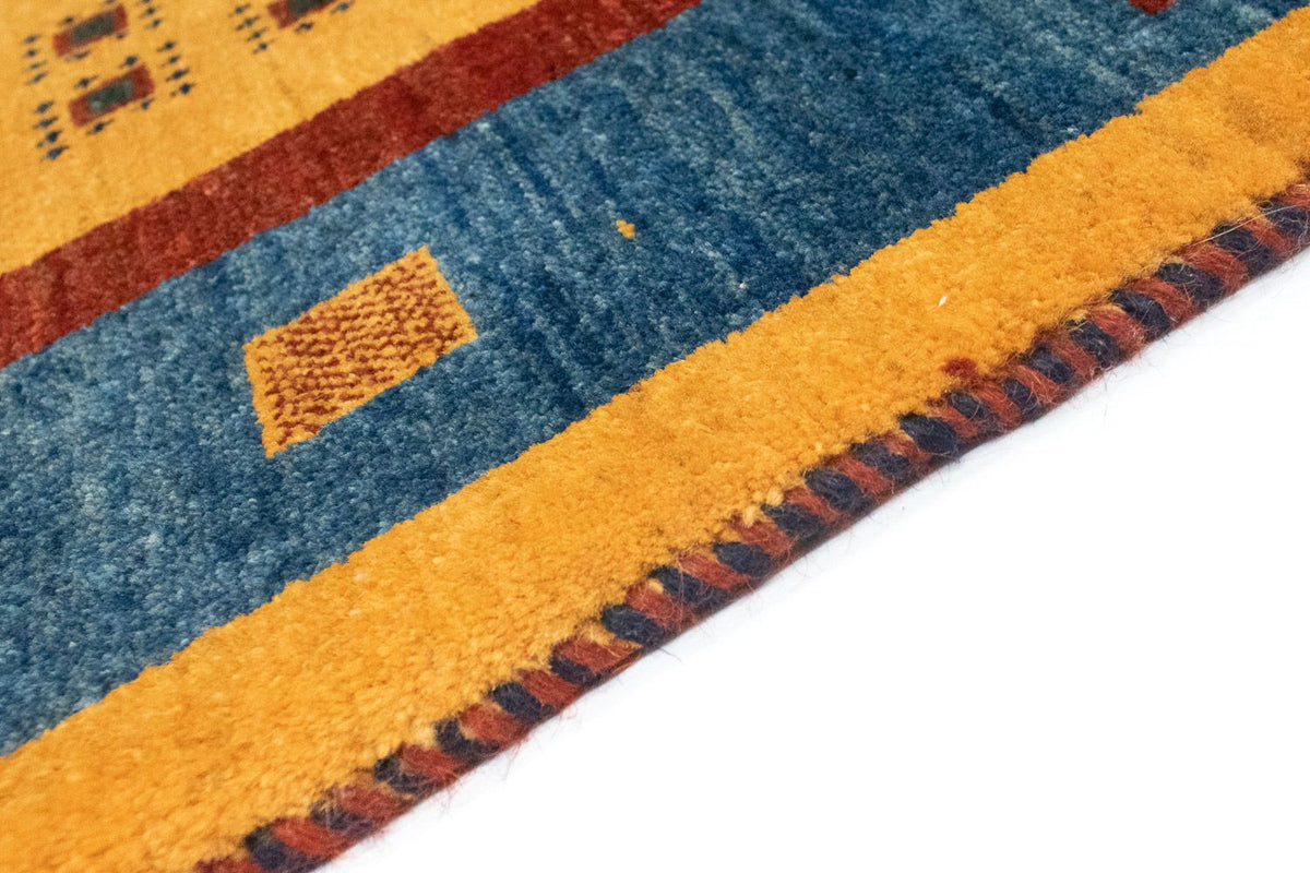 Gabbeh Teppich - Perser 103 x 194 cm - gold