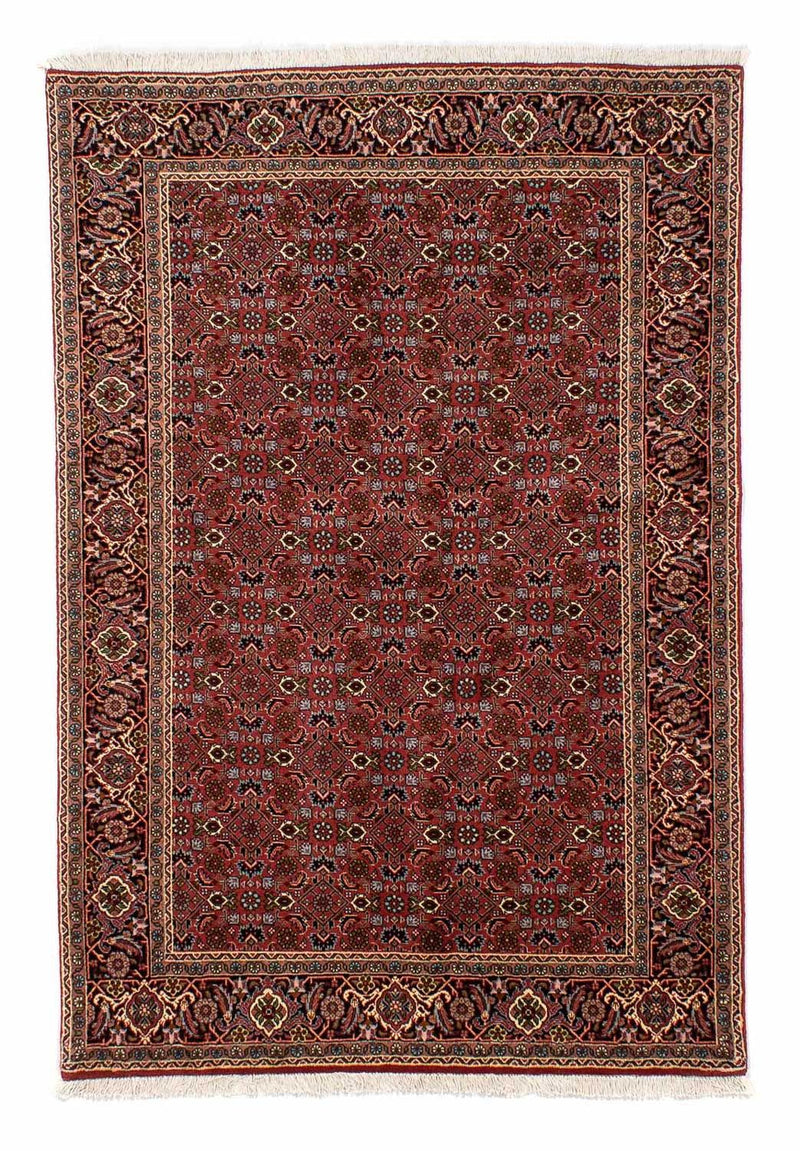 Bidjar Teppich 136x205cm - Perserteppich - dunkelrot