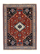 Ghashghai Teppich 112x152cm - Perserteppich - rot