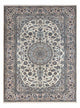 Nain - 9La Teppich 250x348cm - Perserteppich - silber