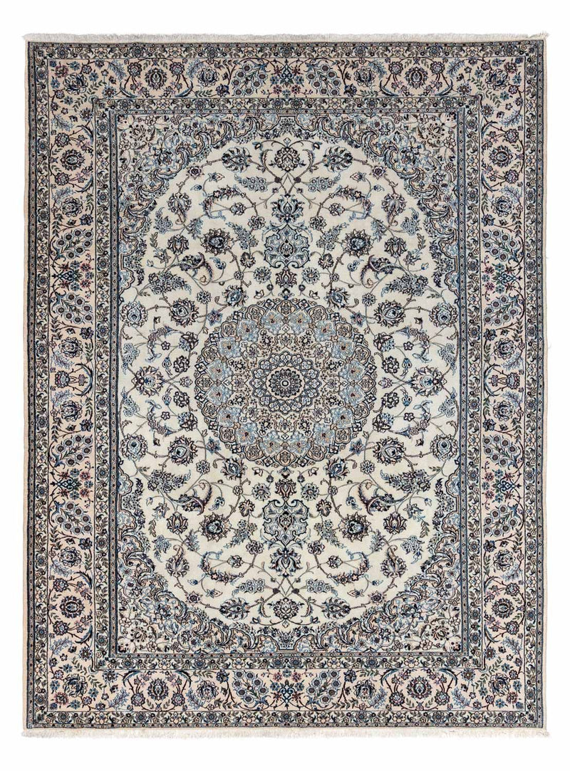 Nain - 9La Teppich 250x348cm - Perserteppich - silber
