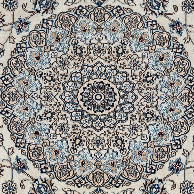 Nain - 9La Teppich 250x348cm - Perserteppich - silber
