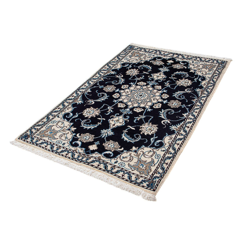 Nain Teppich 87x140cm - Perserteppich - dunkelblau