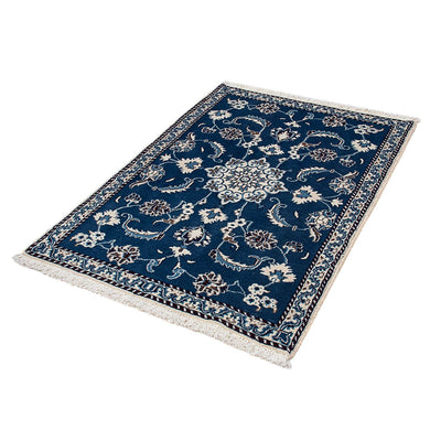 Nain Teppich 90x135cm - Perserteppich - dunkelblau