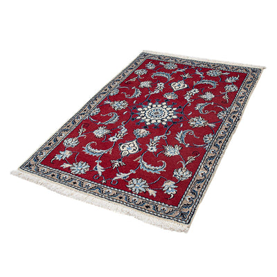 Nain Teppich 88x135cm - Perserteppich - dunkelrot