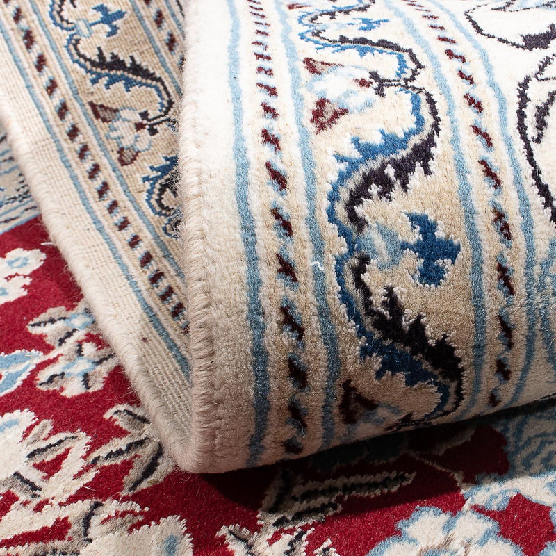 Nain Teppich 190x293cm - Perserteppich - dunkelrot