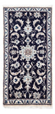 Perserteppich - Nain 68 x 136 cm - dunkelblau