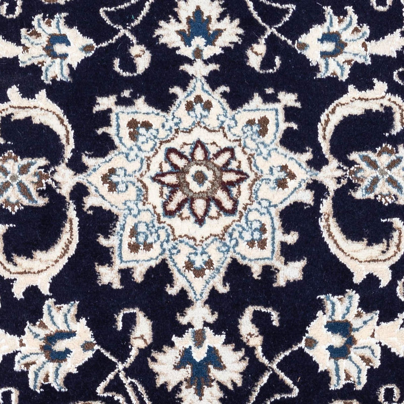 Perserteppich - Nain 68 x 136 cm - dunkelblau