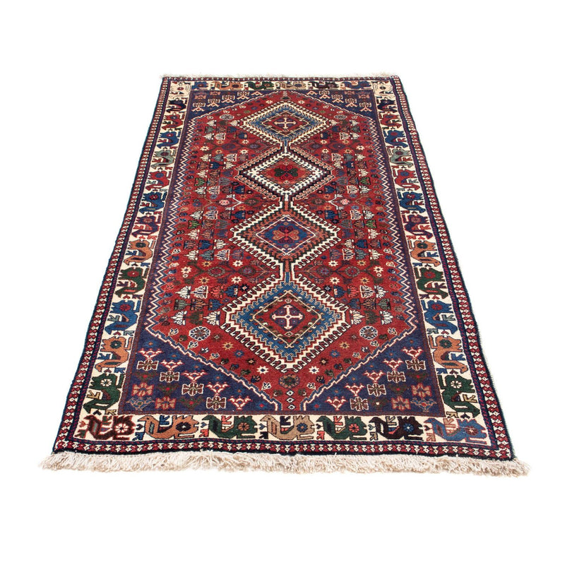 Moud Teppich 80x196cm - Perserteppich - rot