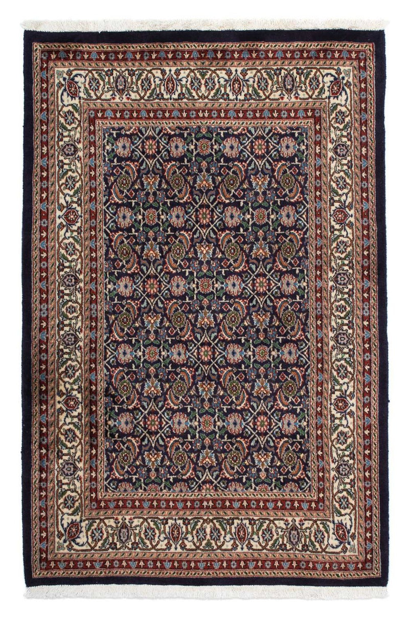 Moud Teppich 96x148cm - Perserteppich - dunkelblau