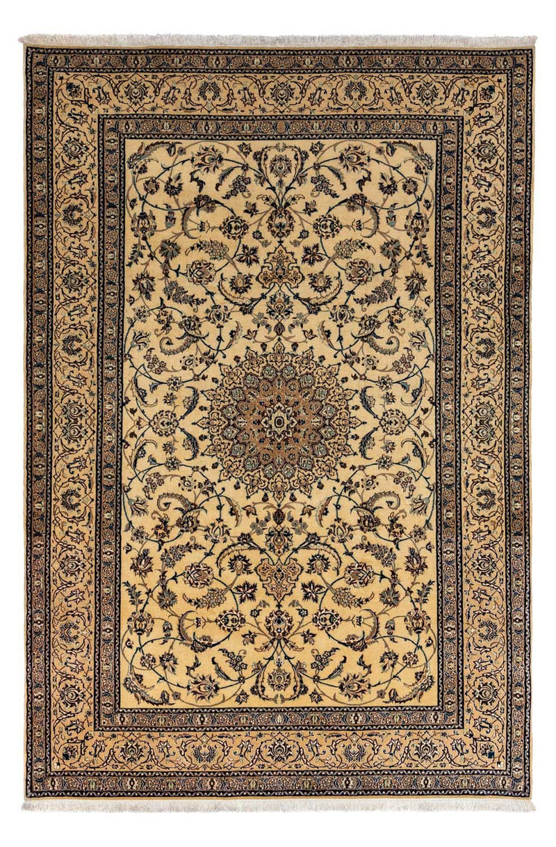 Nain - 9La Teppich 246x350cm - Perserteppich - dunkelbeige
