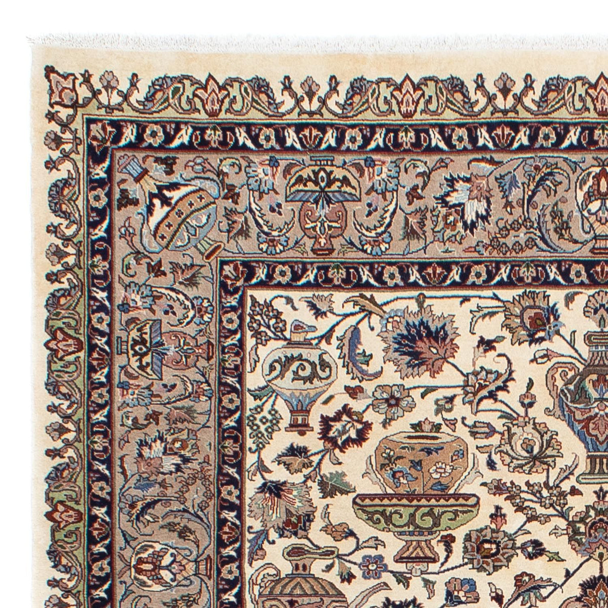 Kaschmar Teppich 204x280cm - Perserteppich - beige