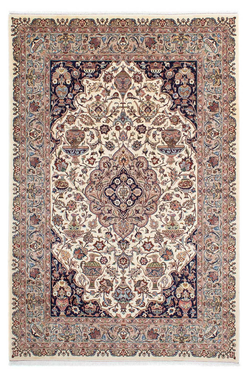 Kaschmar Teppich 200x298cm - Perserteppich - beige