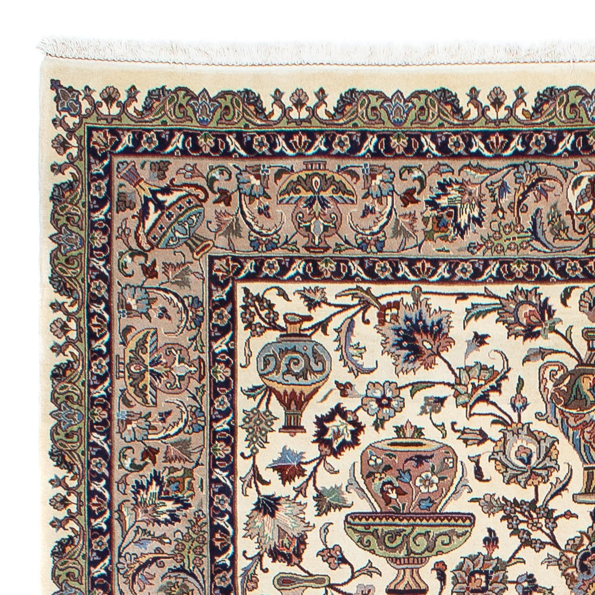 Kaschmar Teppich 198x291cm - Perserteppich - beige
