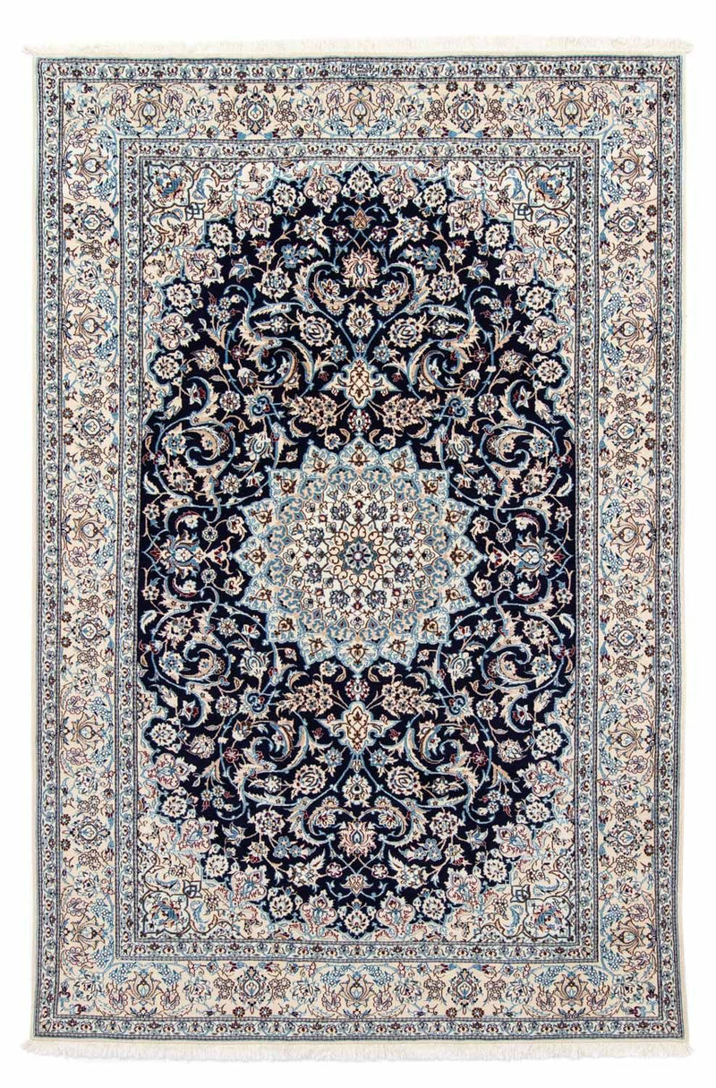Nain - 9La Teppich 200x291cm - Perserteppich - dunkelblau