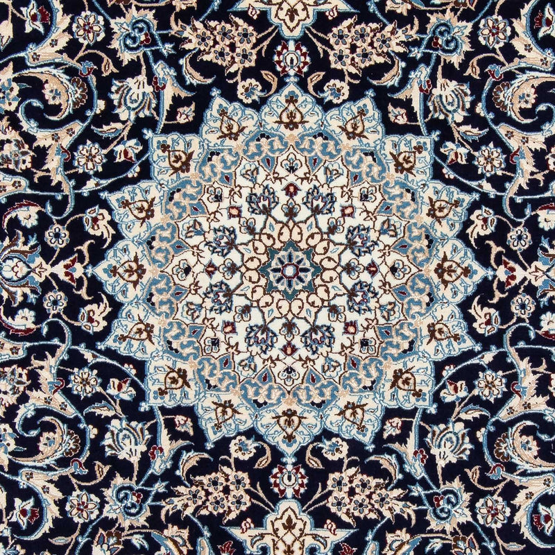 Nain - 9La Teppich 200x291cm - Perserteppich - dunkelblau