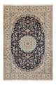 Nain - 9La Teppich 200x298cm - Perserteppich - dunkelblau