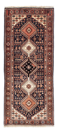 Yalameh Teppich 83x193cm - Perserteppich - dunkelblau – product image