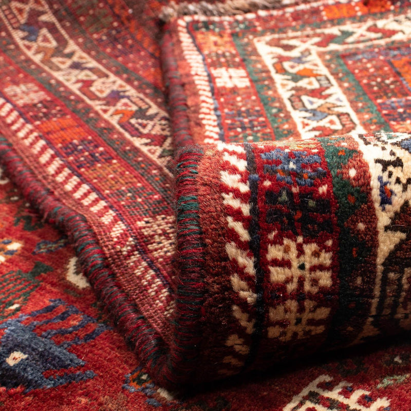 Shiraz Teppich 228x310cm - Perserteppich - dunkelrot