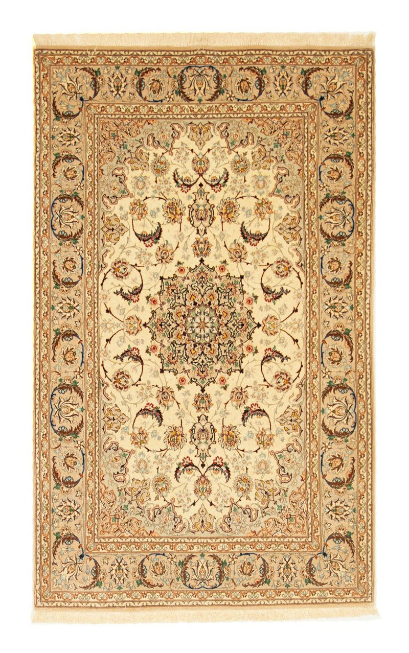 Isfahan Teppich 108x174cm - Perserteppich - beige
