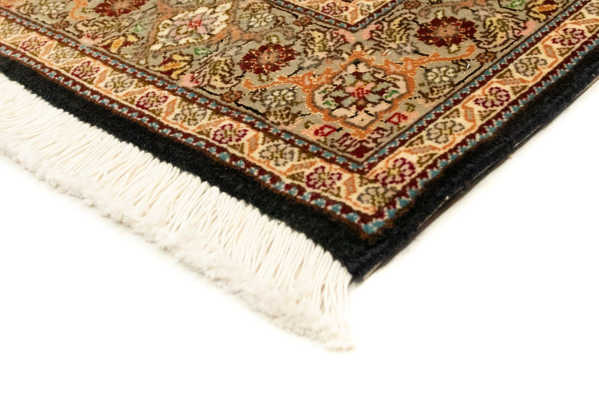 Täbriz Teppich 99x147cm - Perserteppich - schwarz