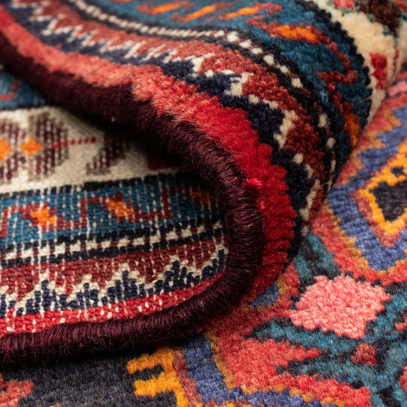 Perserteppich - Nomadic 90 x 127 cm - dunkelrot