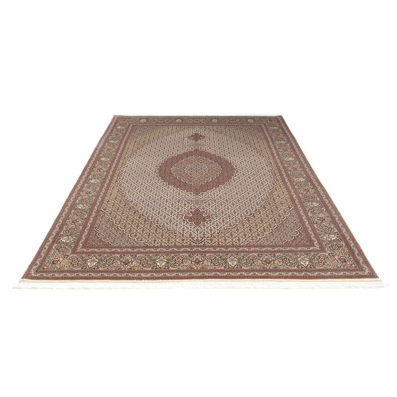 Täbriz Teppich 168x237cm - Perserteppich - hellbraun