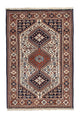 Yalameh Teppich 102x147cm - Perserteppich - beige