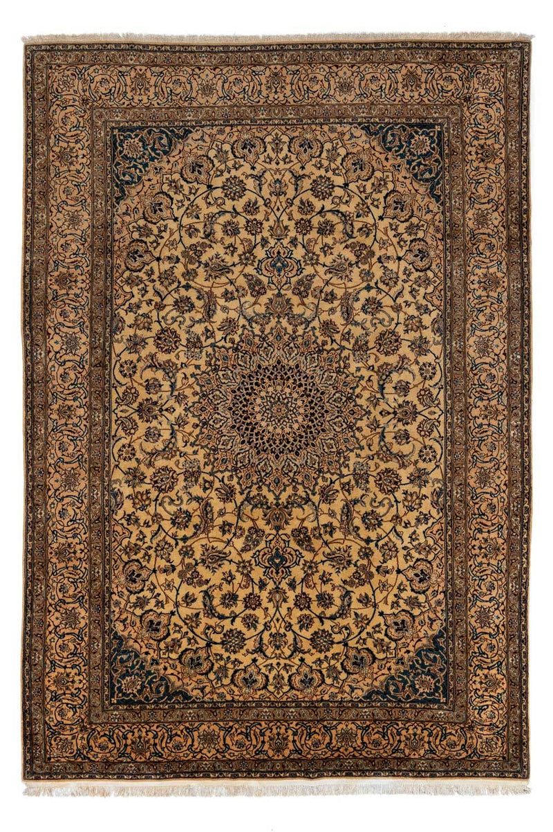 Nain - 9La Teppich 246x373cm - Perserteppich - dunkelbeige