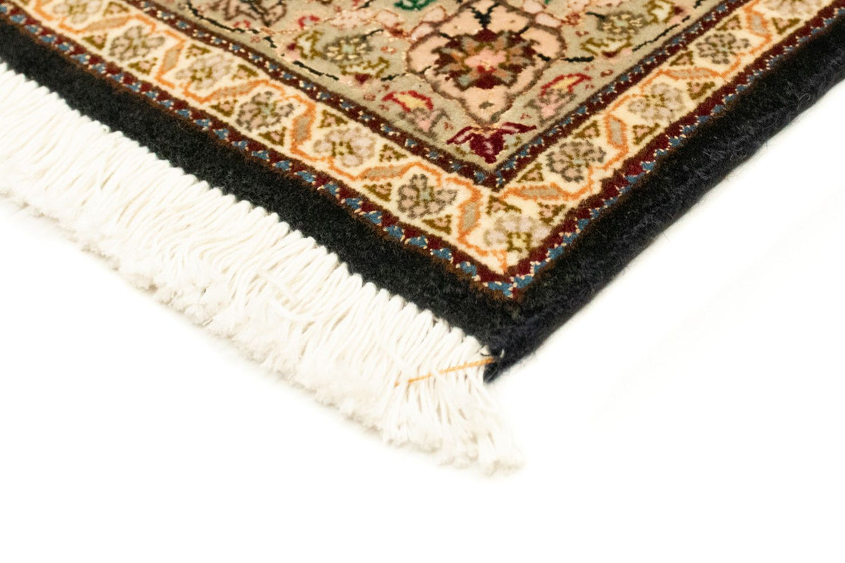 Täbriz Teppich 100x158cm - Perserteppich - schwarz