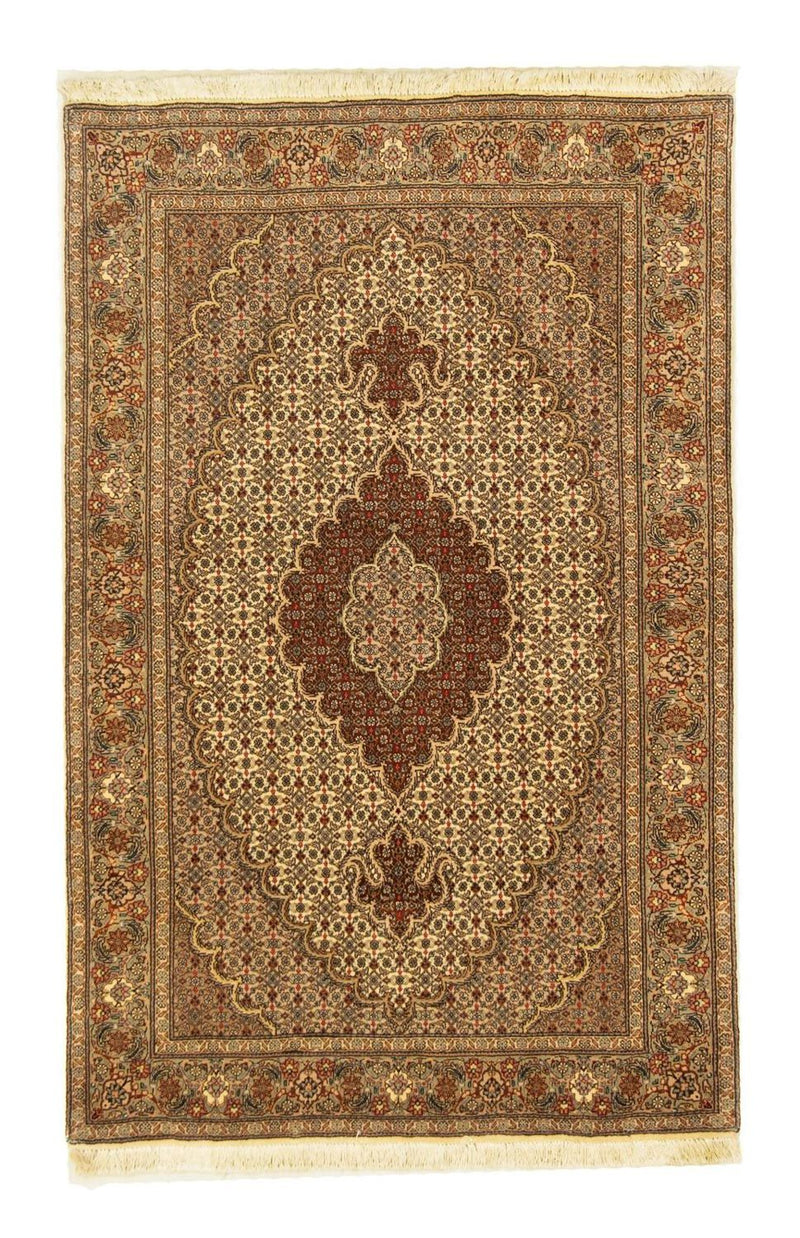 Täbriz - 50 Raj Teppich 103x165cm - Perserteppich - beige