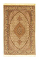 Täbriz - 50 Raj Teppich 100x154cm - Perserteppich - beige