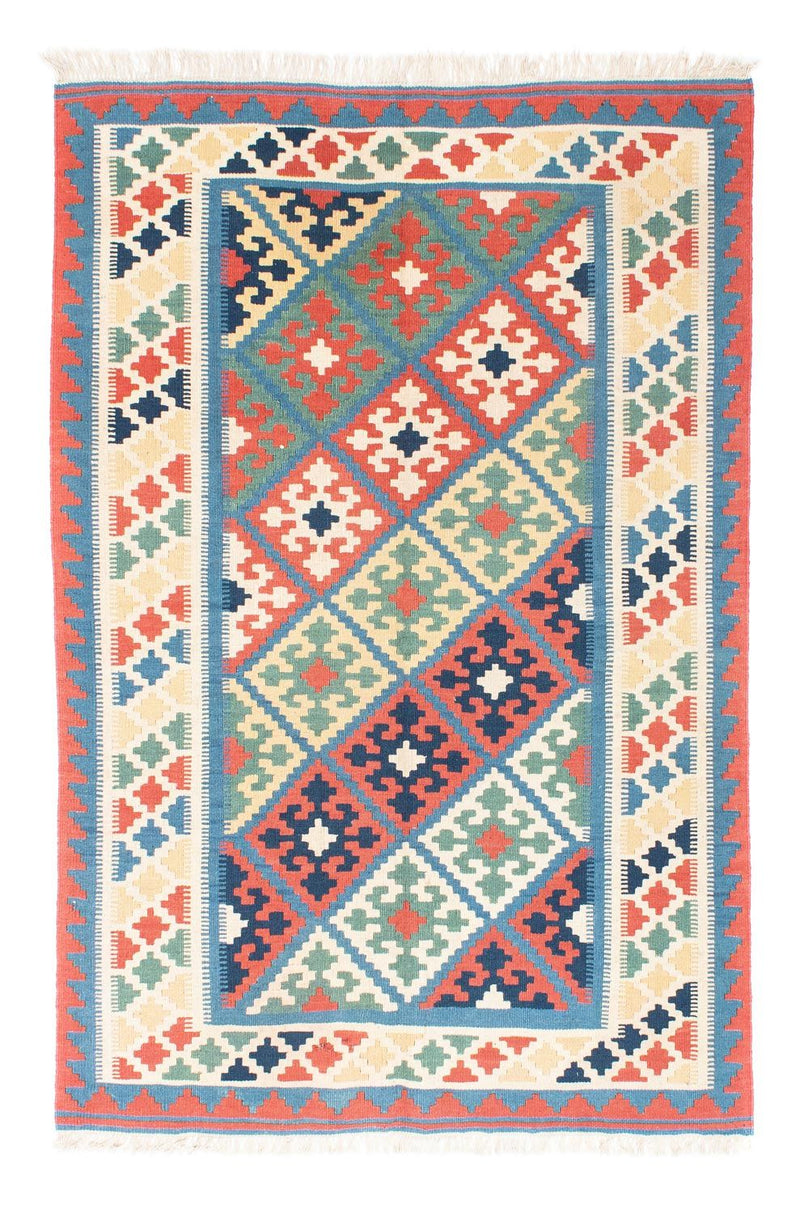Kelim Teppich - Oriental 130 x 173 cm - blau