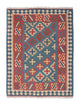 Kelim Teppich - Oriental 128 x 178 cm - blau
