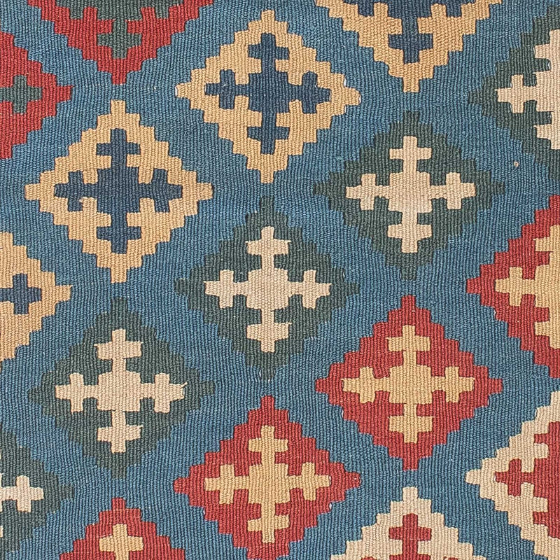 Kelim Teppich - Oriental 128 x 178 cm - blau