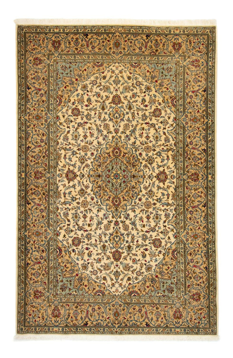 Keshan Teppich 142x216cm - Perserteppich - beige
