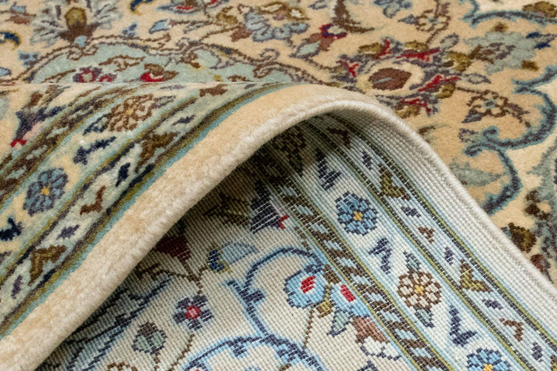 Keshan Teppich 142x216cm - Perserteppich - beige