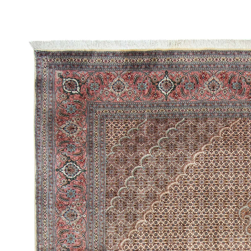 Täbriz Teppich 202x293cm - Perserteppich - hellbraun
