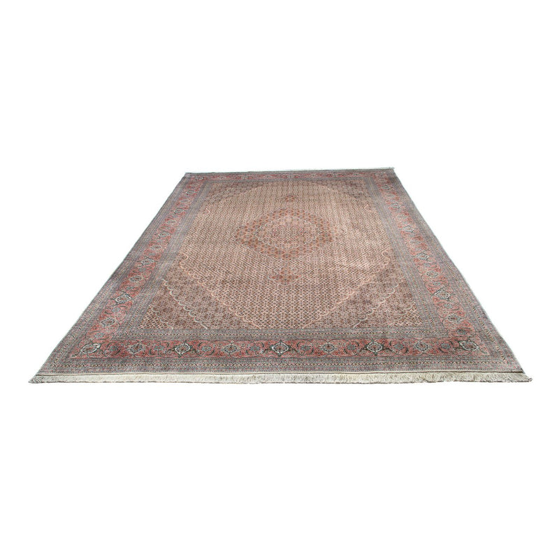 Täbriz Teppich 202x293cm - Perserteppich - hellbraun