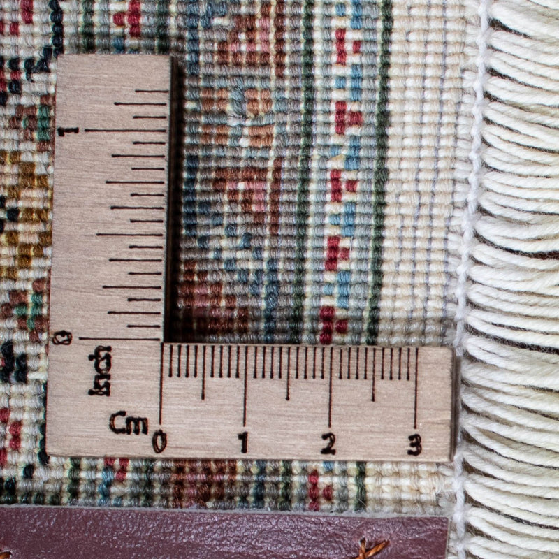 Täbriz Teppich 202x293cm - Perserteppich - hellbraun