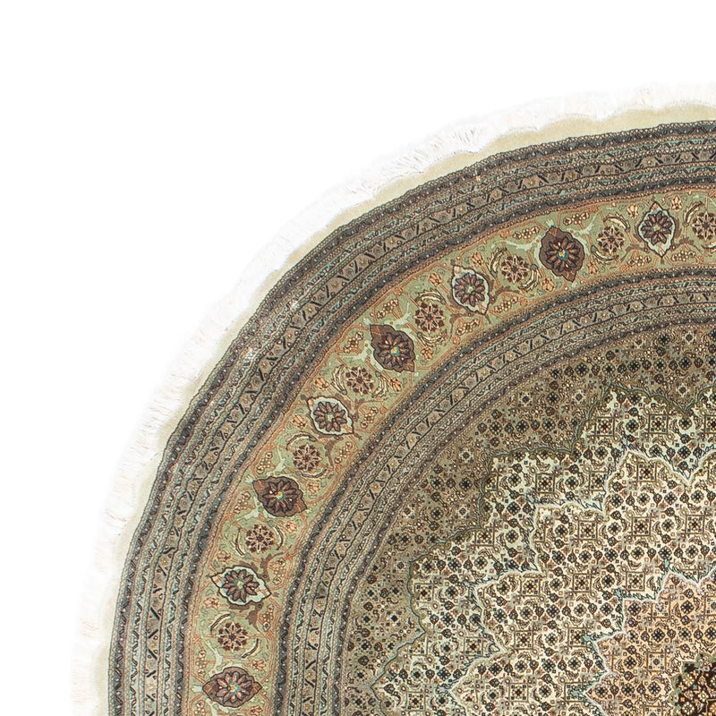 Täbriz - 50 Raj Teppich 195x195cm - Perserteppich