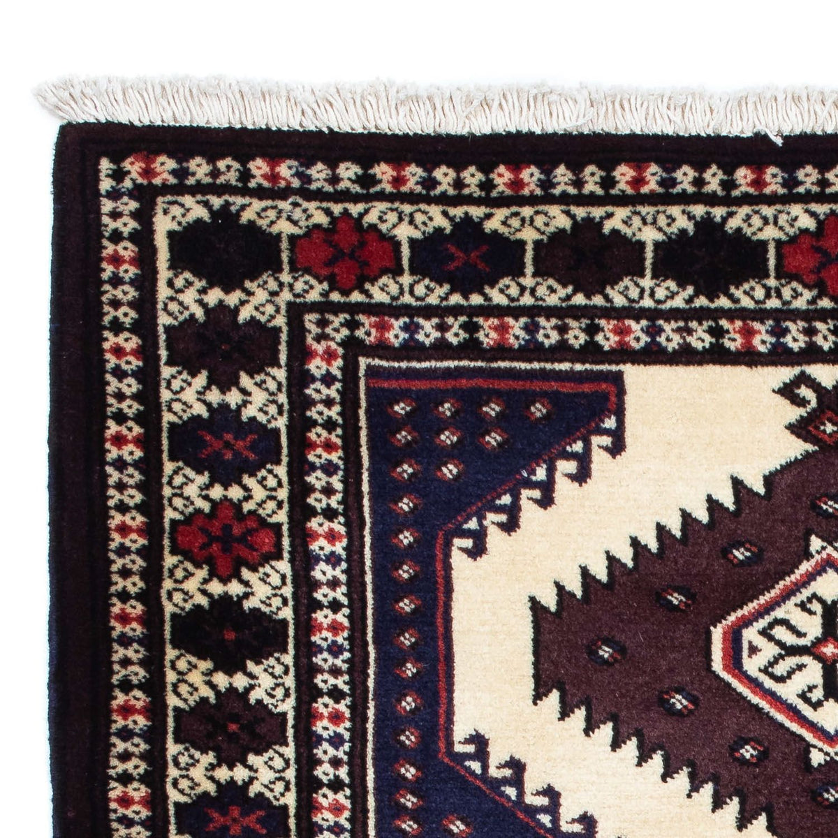 Turkaman Teppich 87 x 139 cm - mehrfarbig