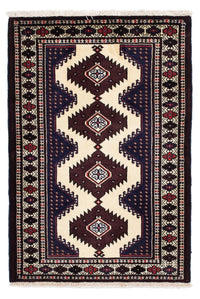 Turkaman Teppich 86x133cm - Orientteppich - mehrfarbig – product image