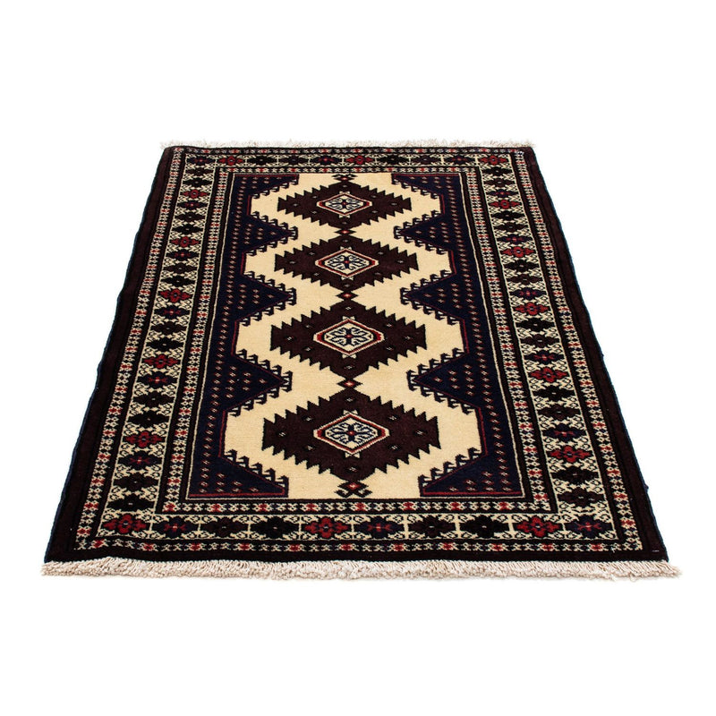 Turkaman Teppich 86x133cm - Orientteppich - mehrfarbig