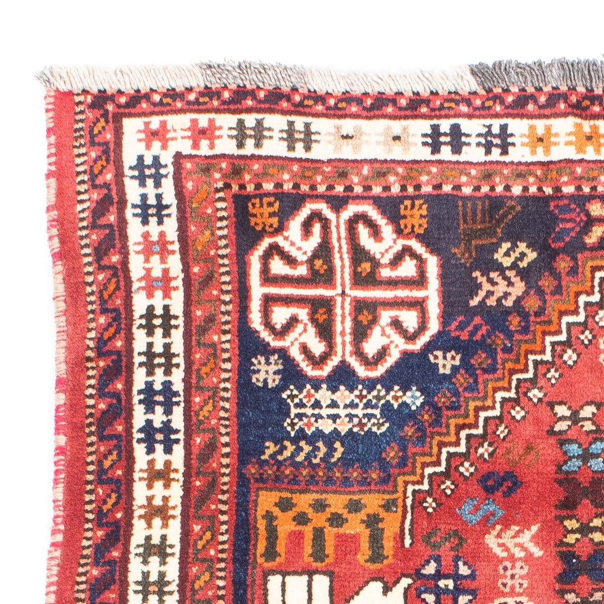 Shiraz Teppich 97x140cm - Perserteppich - rot